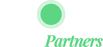 Logotipo Delfos Partners - Negativo